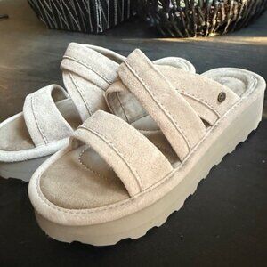 Bearpaw Altitude Platform Sandal Size 7